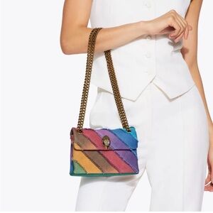 Kurt Geiger Mini Denim Kensington Bag